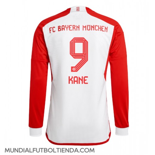 Camiseta Bayern Munich Harry Kane #9 Primera Equipación Replica 2023-24 mangas largas